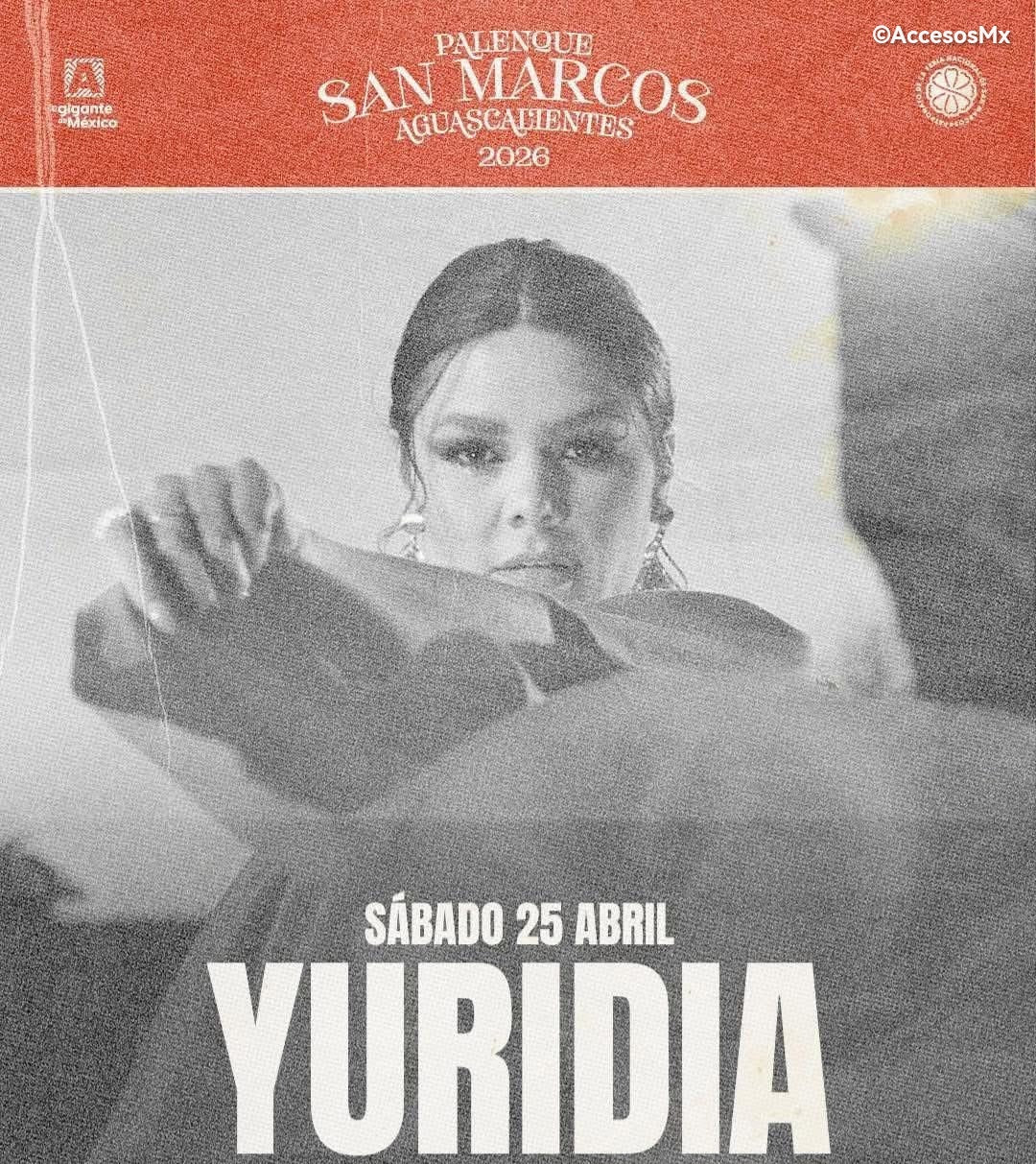 Yuridia 25/04/2026